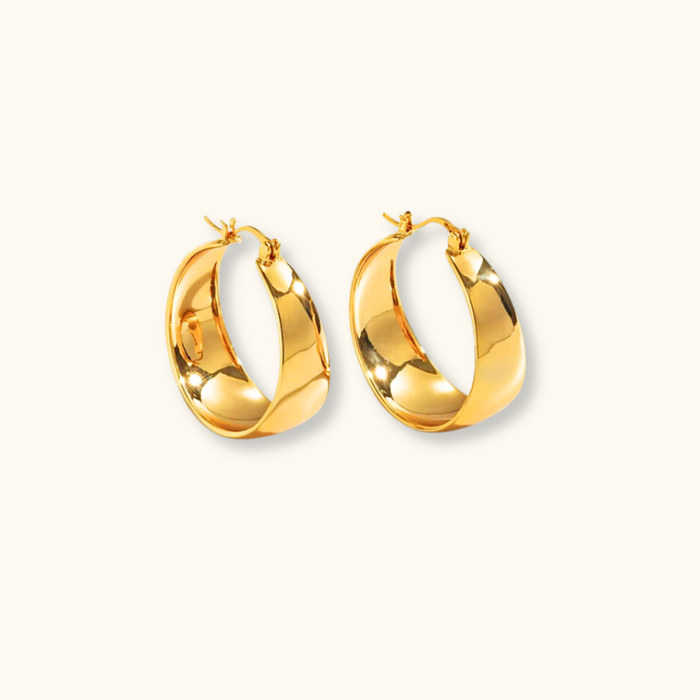Alice Flat Hoops