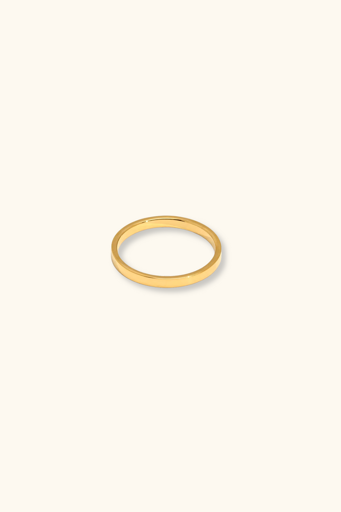 Faye Flat Band Ring | 2mm