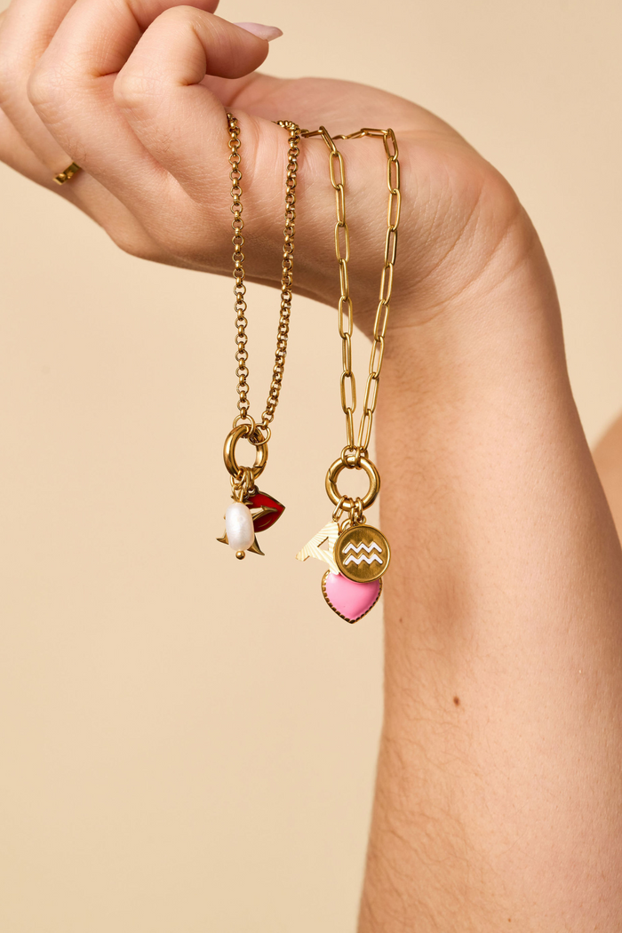 Kate Charm Paperclip Necklace