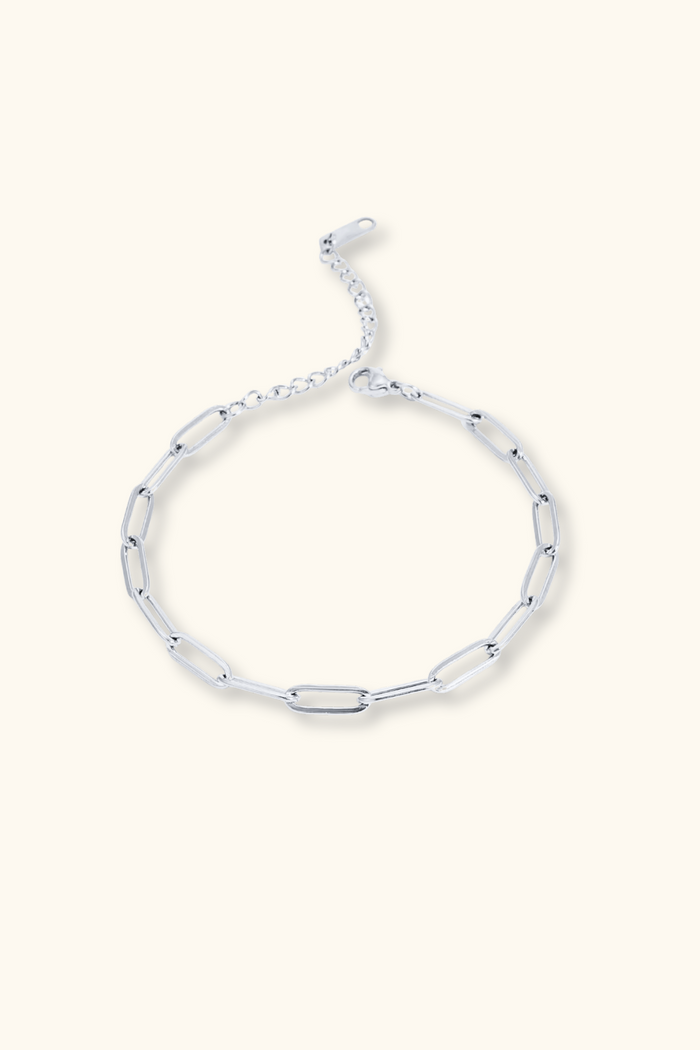 Paperclip Bracelet - Silver