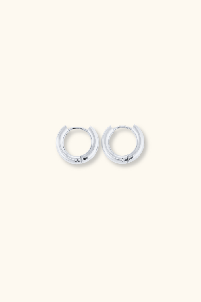Ana Hoops | 12mm | Silver