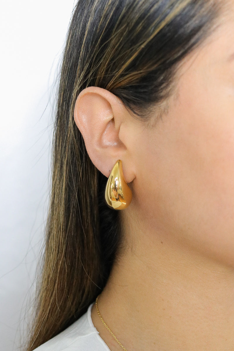 Drop earrings deals gold plated