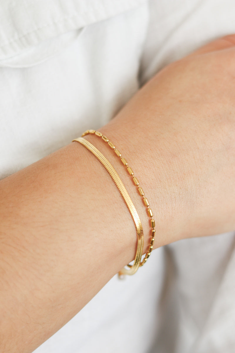 Layered bracelets on sale