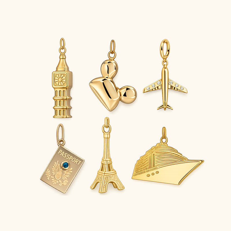 Travel & Landmarks Charms