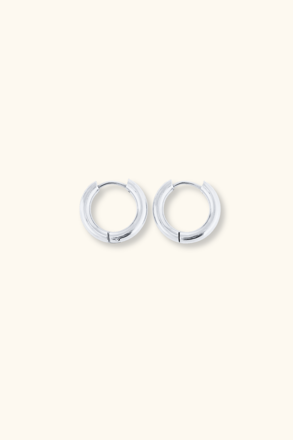 Ana Hoops | 14mm | Silver