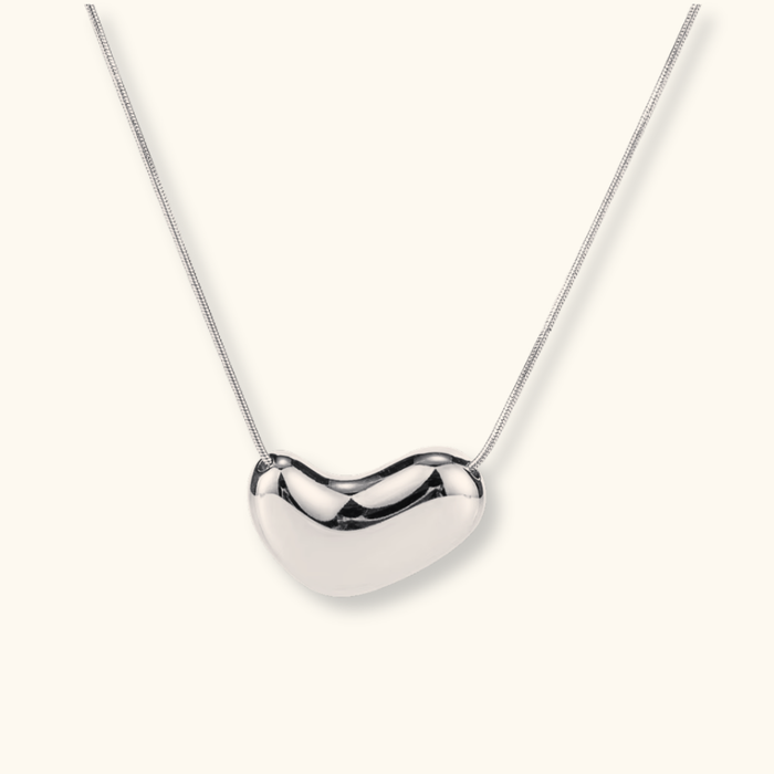 Lumi Pebble Necklace | Silver