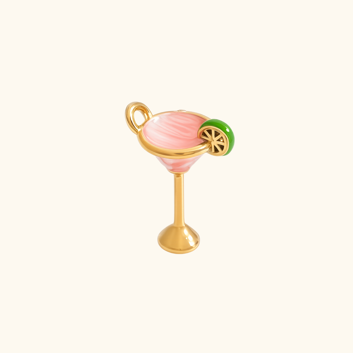 Lime Cocktail Charm