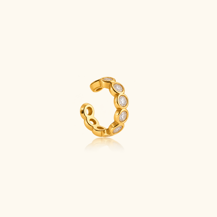 Jade CZ Ear Cuff