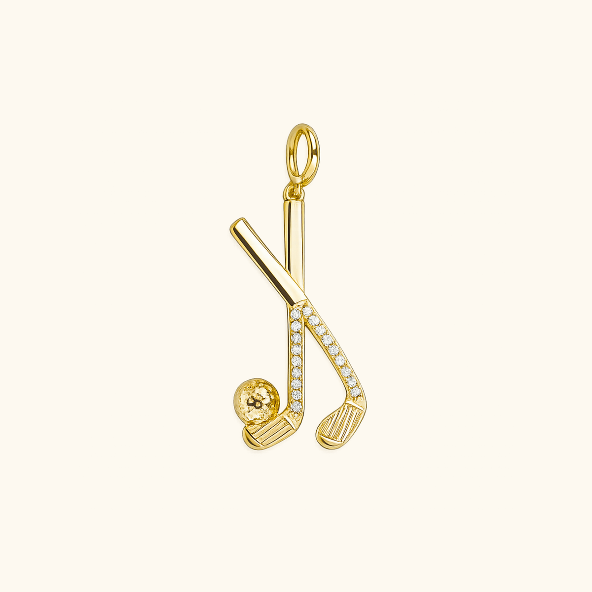Ice Hockey Charm