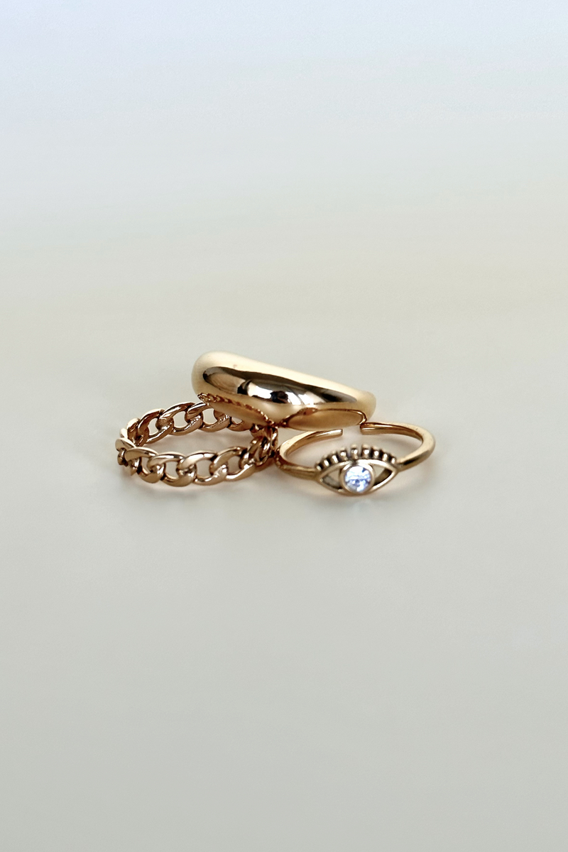Christy Cuban Link Ring | 18K Gold Plated