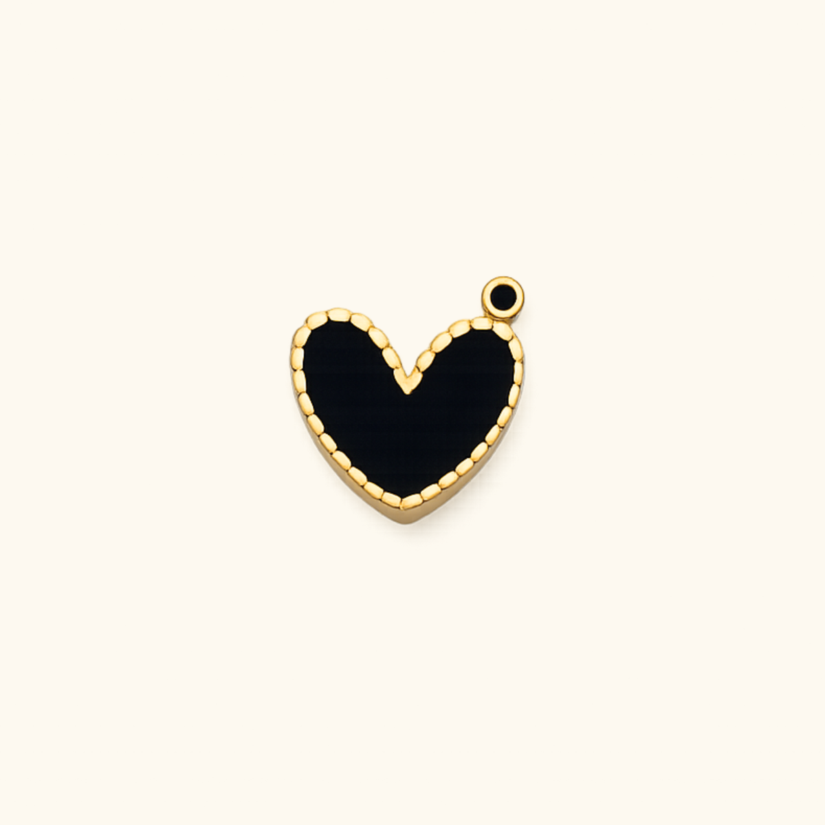 Black Heart Charm