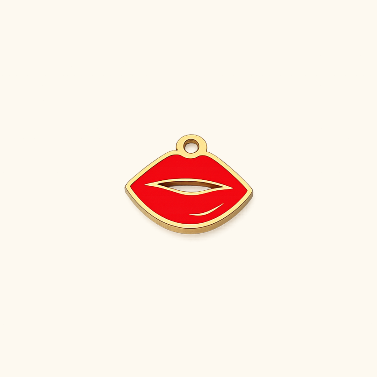 Red Lip Charm