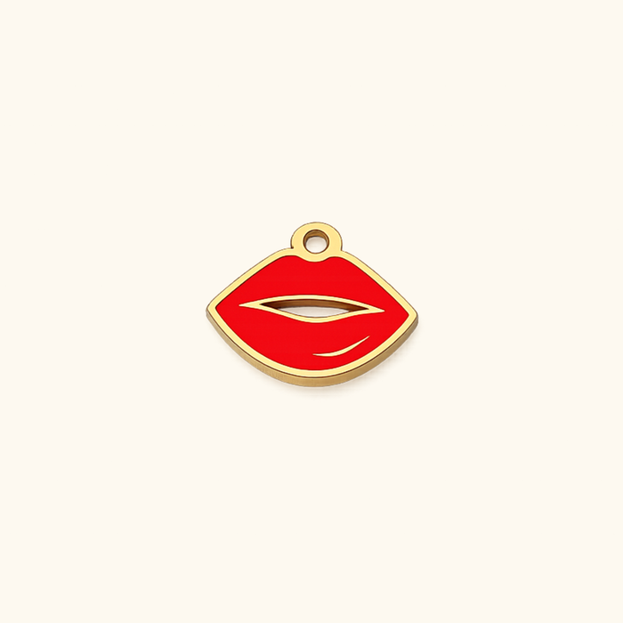 Red Lip Charm