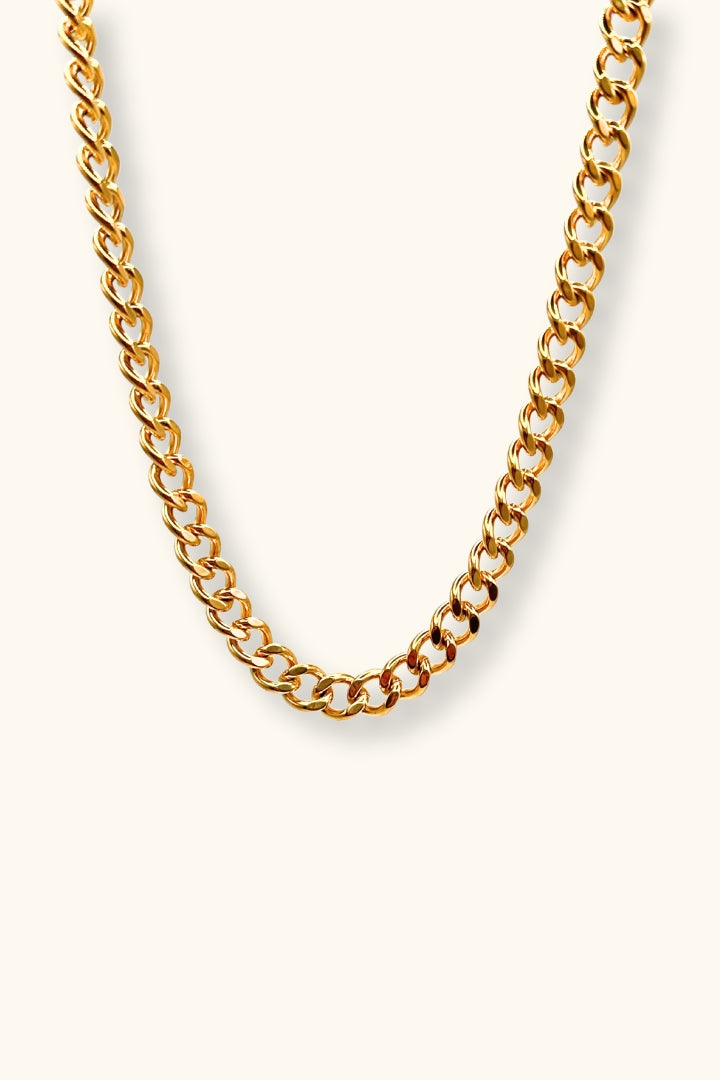 Carmen Cuban Link Necklace | 18K Gold Plated