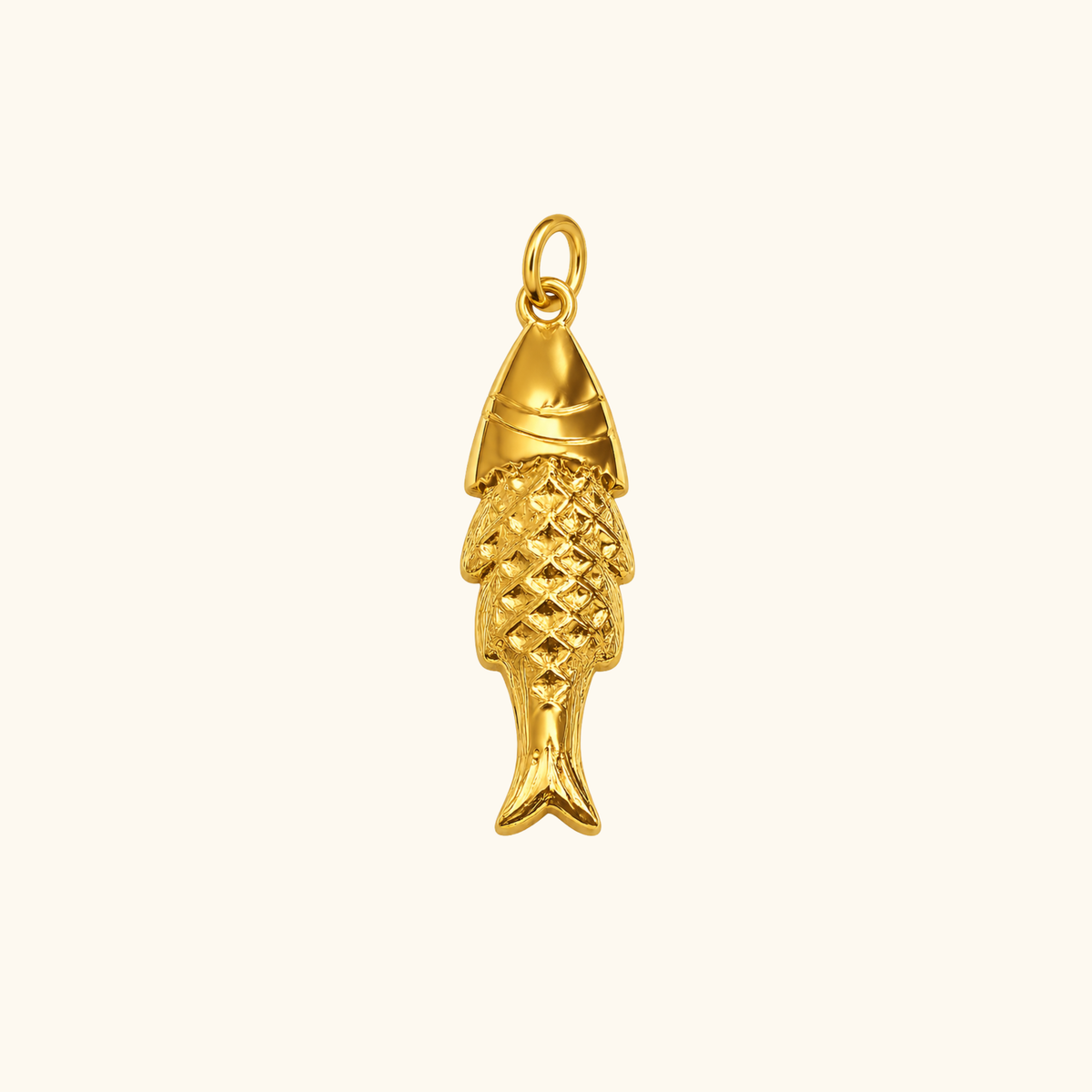 Textured Fish Charm