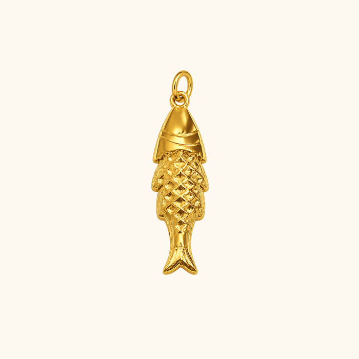 Textured Fish Charm