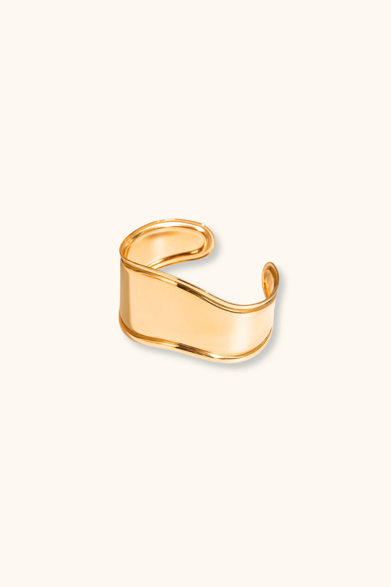 Nora Glossy Cuff - Gold