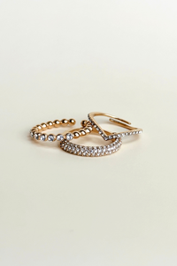 Melanie Wishbone Ring | Adjustable | 18K Gold Plated