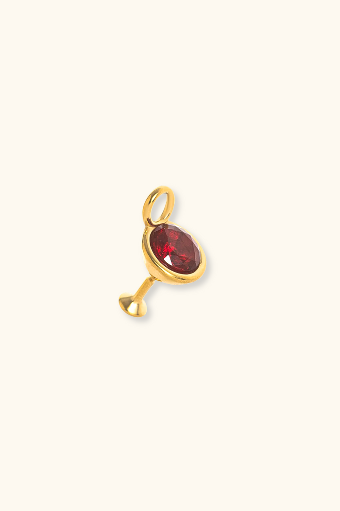 Red Cocktail Charm