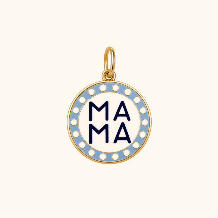 Mama Round Charm