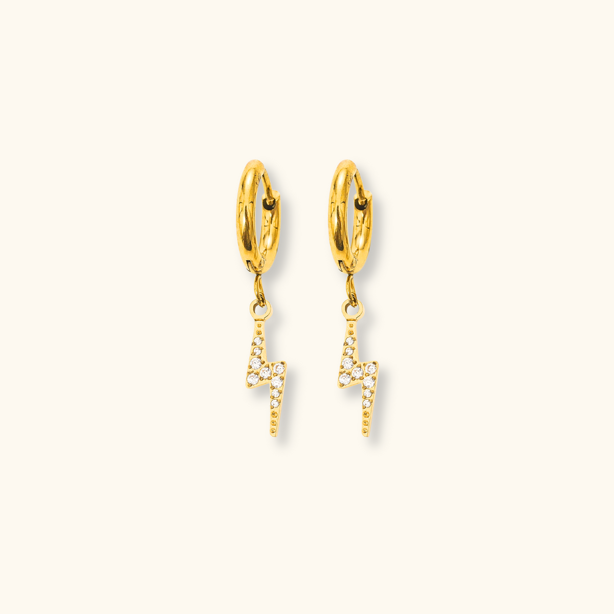 Rosalia Thunderbolt Drop Earrings
