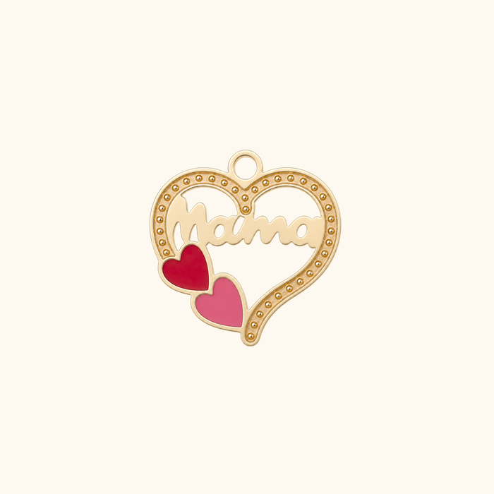 Mama Heart Charm