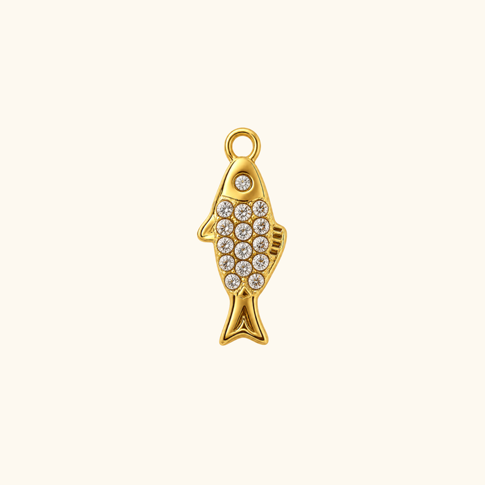 CZ Fish Charm