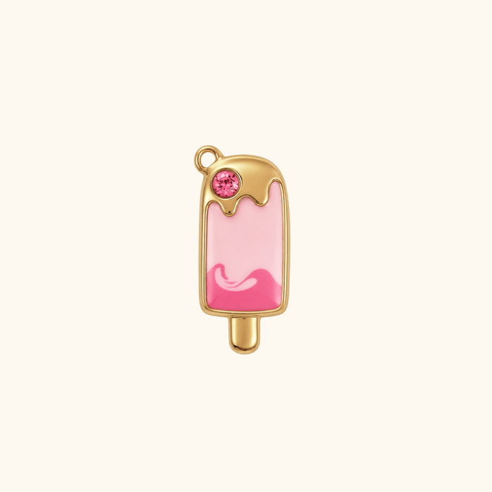Pink Popsicle Charm
