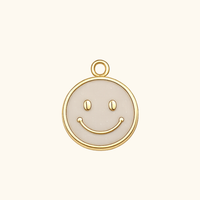 Smiley Face Charm - With Color