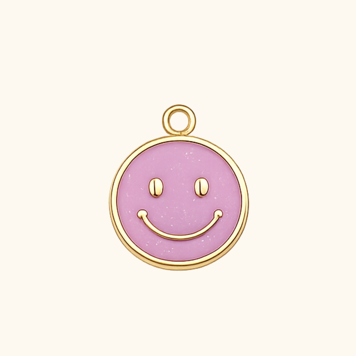 Smiley Face Charm - With Color