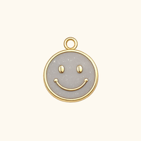 Smiley Face Charm - With Color
