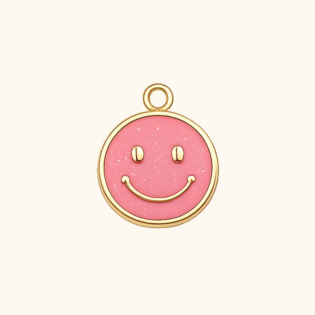 Smiley Face Charm - With Color