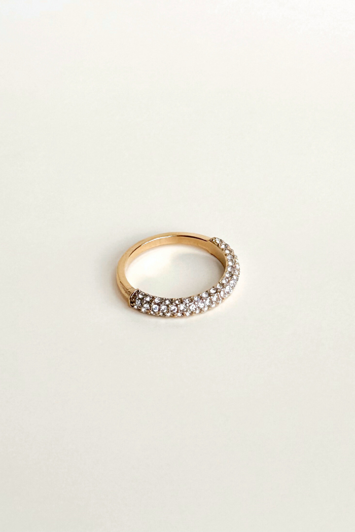 Lyla Ring | PVD 18K Gold Plated | White