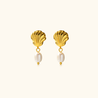 Seraphina Pearl Shell Earrings