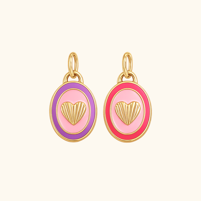 Sweetheart Oval Charm