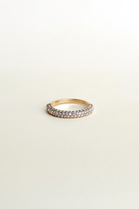 Lyla Ring | PVD 18K Gold Plated | White