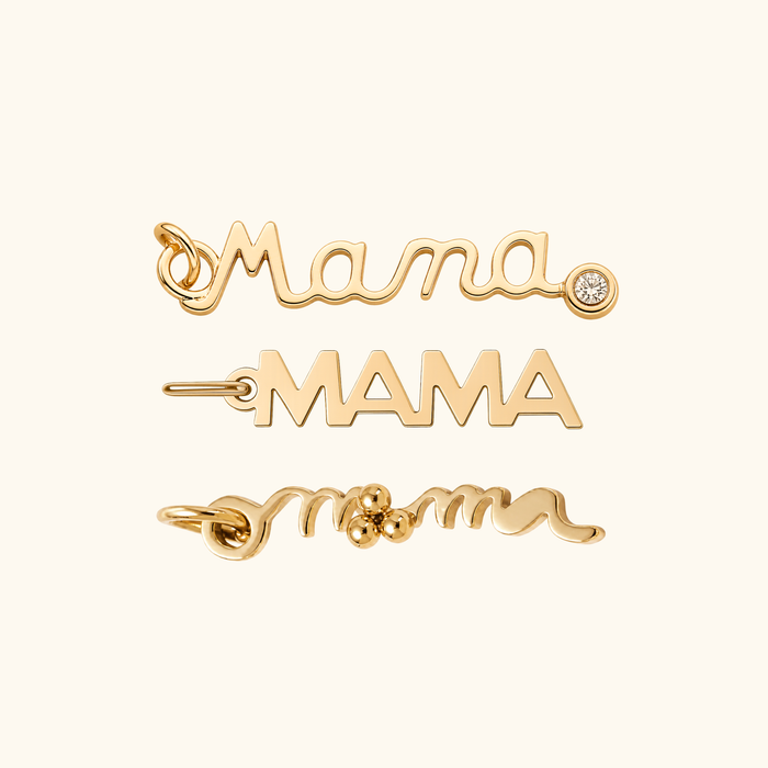 Mama Script Charm