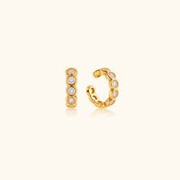 Jade CZ Ear Cuff