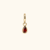 Birthstone Teardrop Charms