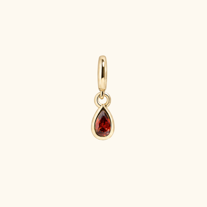 Birthstone Teardrop Charms