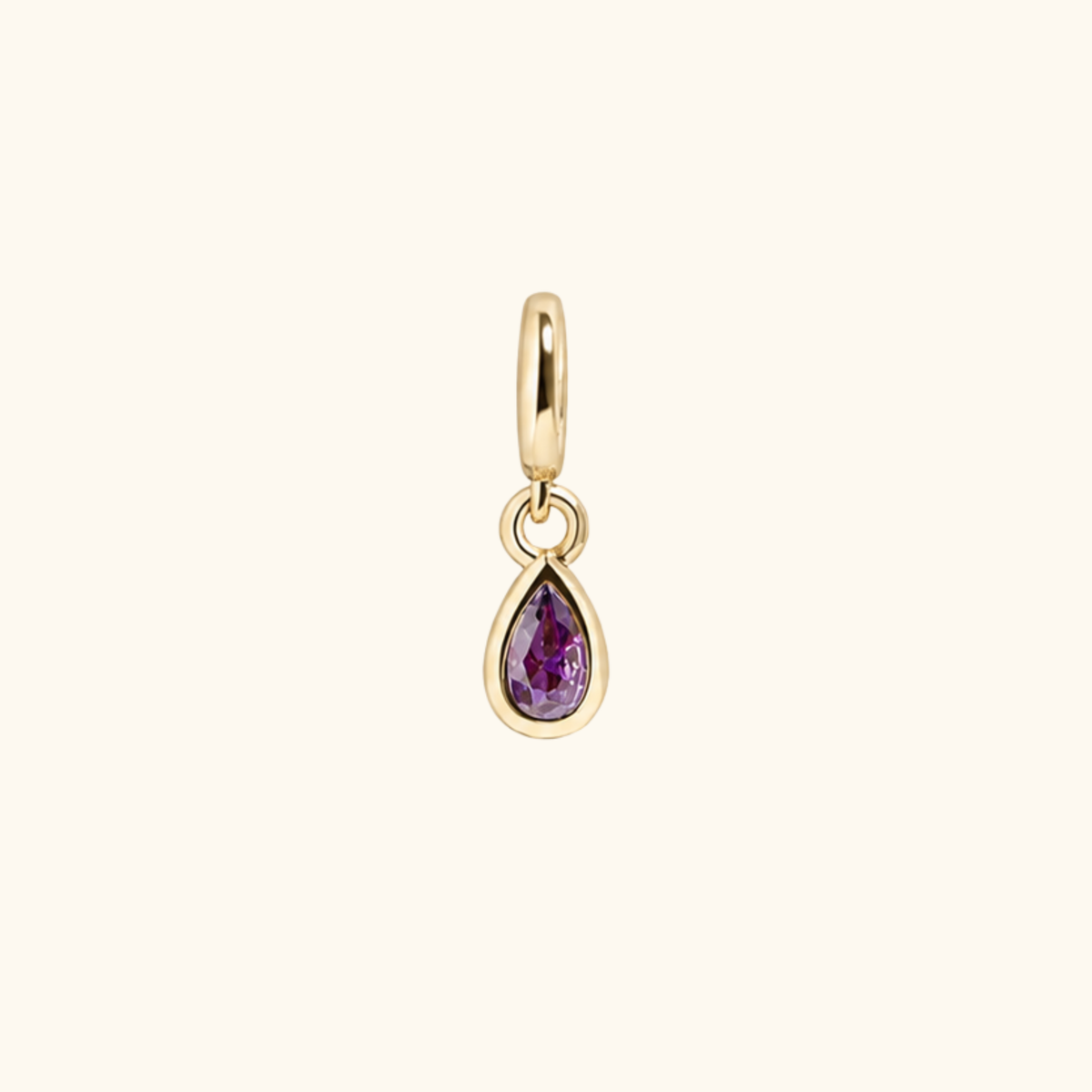 Birthstone Teardrop Charms