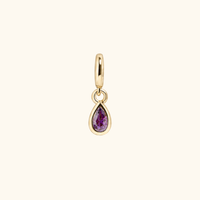 Birthstone Teardrop Charms