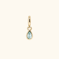 Birthstone Teardrop Charms