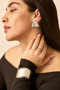 Aubrey Mixed-Metal Stacked Ring
