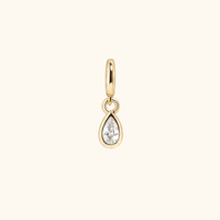 Birthstone Teardrop Charms
