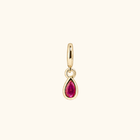 Birthstone Teardrop Charms