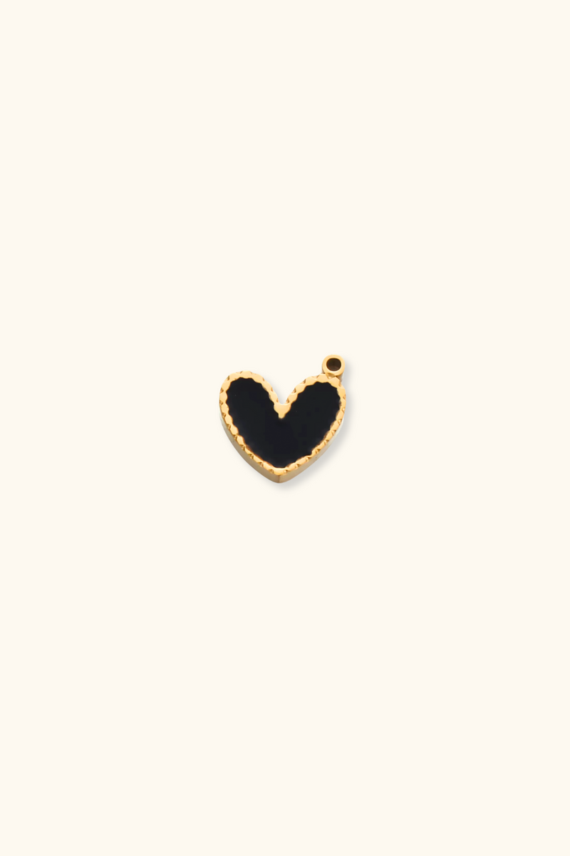 Black Heart Charm