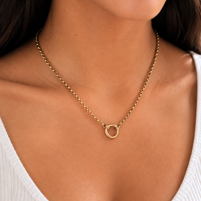 Kate Charm Cable Necklace