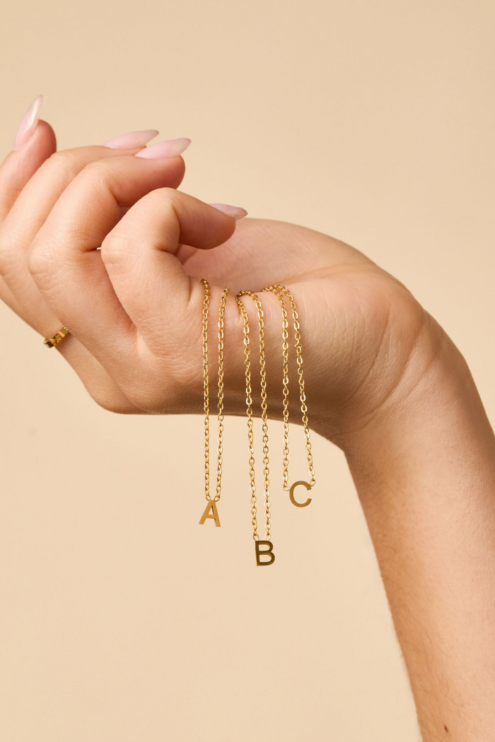 Dainty Initial Necklaces