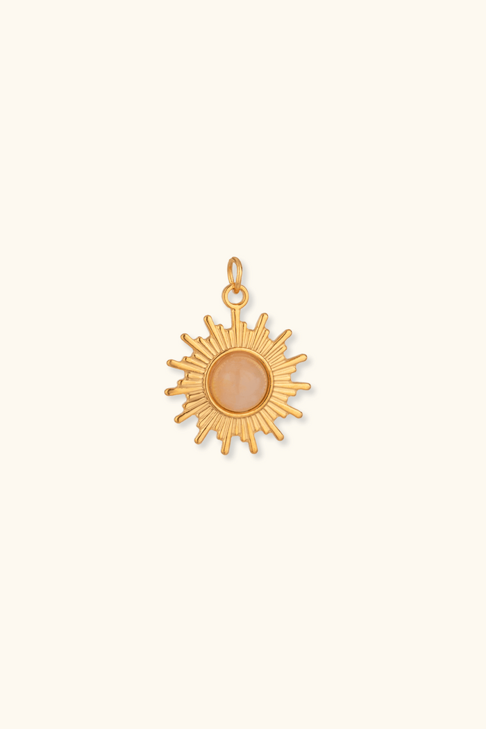 Blush Sunburst Charm